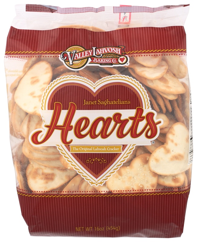 Valley Lahvosh Baking Co.® Janet Saghatelian's Hearts® Lahvosh Cracker Original, Value Size