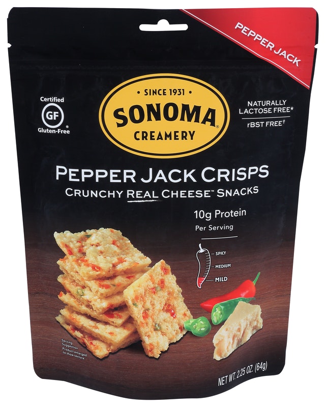 Sonoma Creamery Pepper Jack Crisps