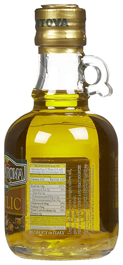 Mantova Extra Virgin Garlic Olive Oil | 6 pack