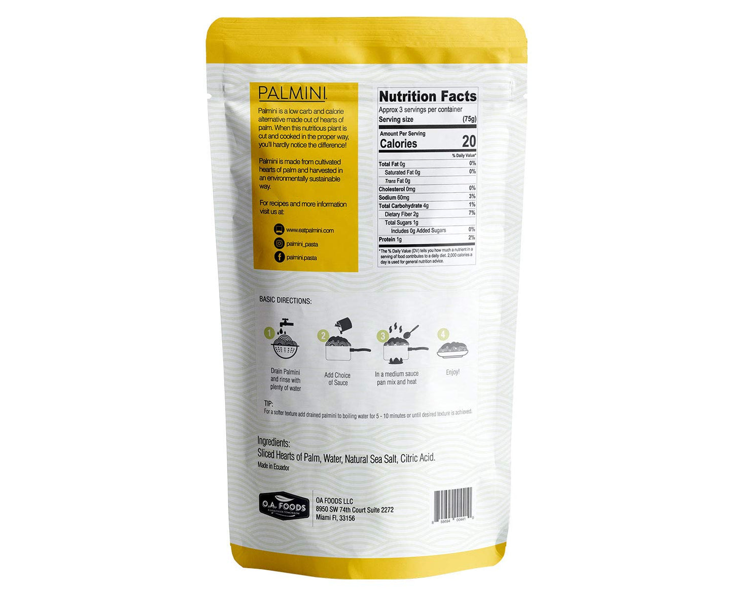 Hearts of Palm Pasta | 6 Pack