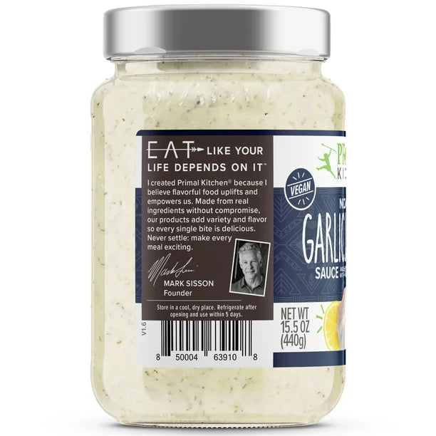 Primal Kitchen No-Dairy Garlic Alfredo Sauce | Single Unit