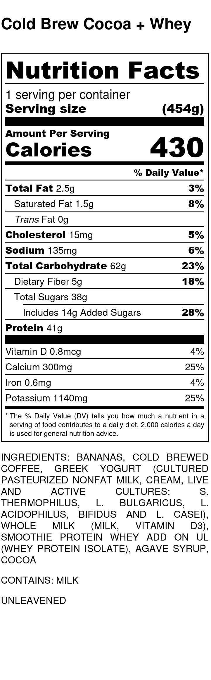 Cocoa Cold Brew