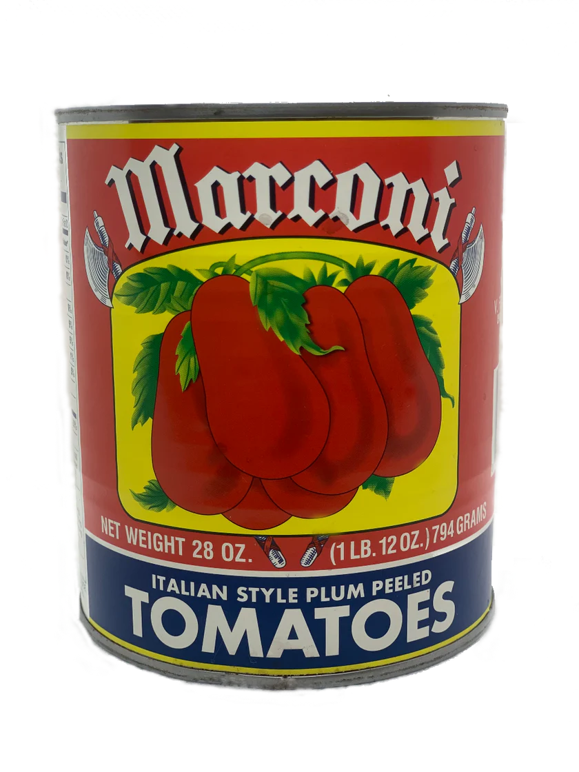 Marconi Italian Style Plum Peeled Tomatoes | 12 pack