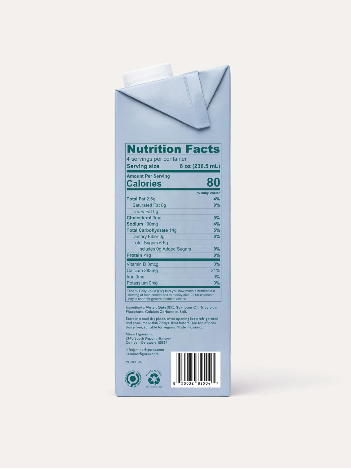 Minor Figures Barista Oat (Light) | 6 pack
