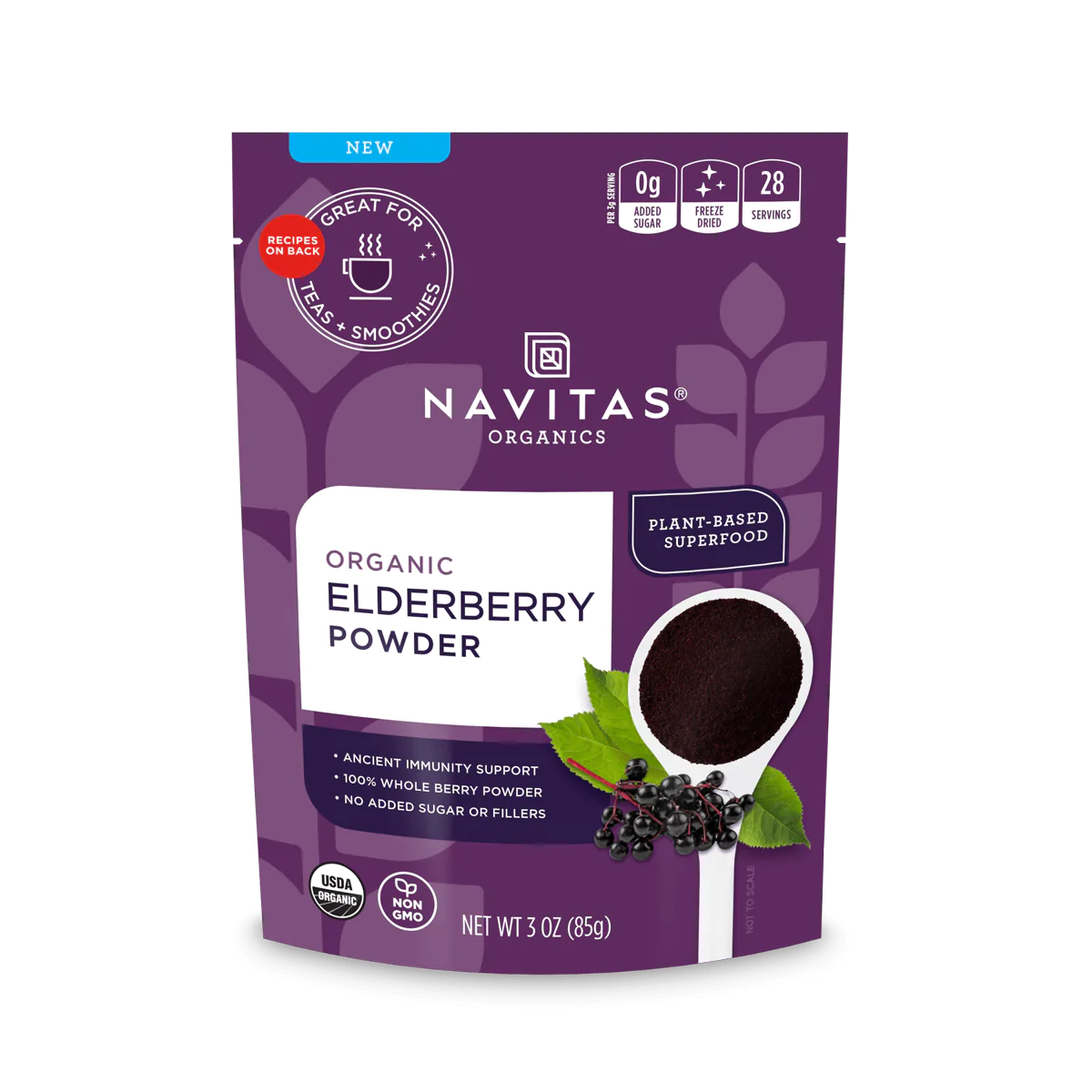 Navitas Organic Elderberry Powder | 6 pack