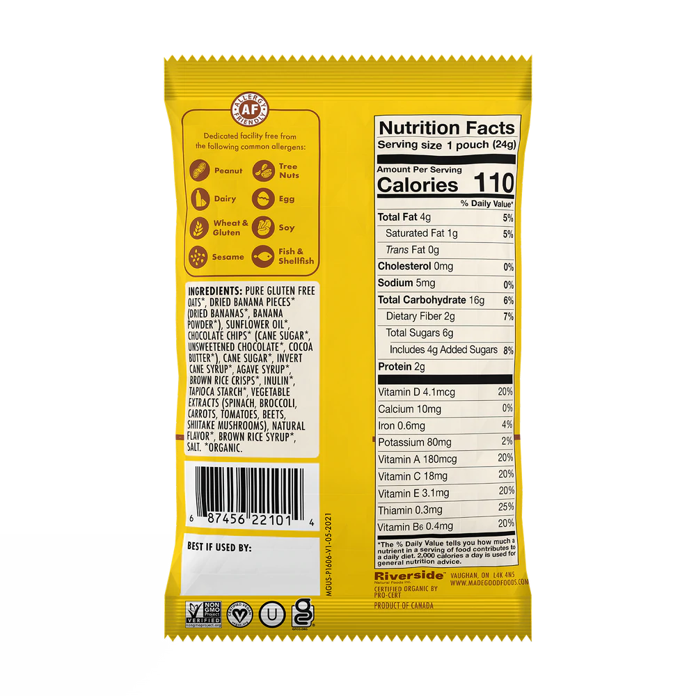 Madegood Organic Granola Minis | 28 pack