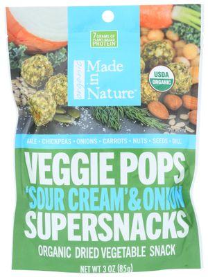 Organic Sour Cream Veggie Pop | 6 Pack