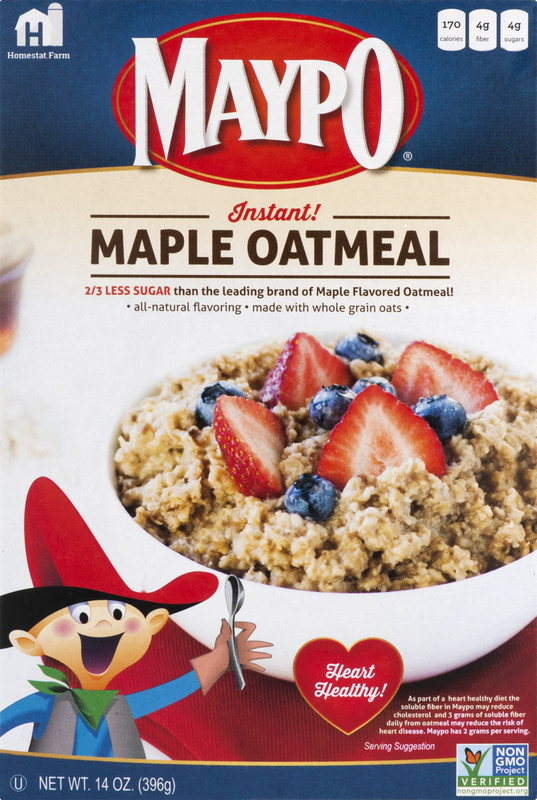 Maypo Instant Oatmeal Maple