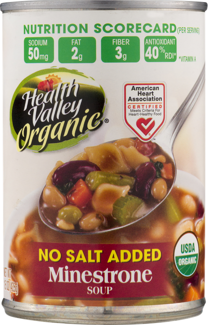 Health Valley Organic No Salt Added