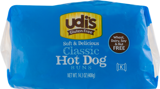 Udi's Gluten Free Soft & Delicious Classic Hot Dog Buns