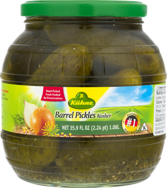 Kuhne Barrel Pickles Kosher