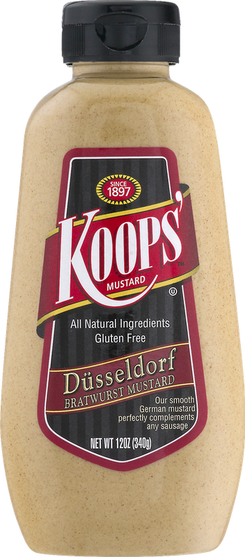 Koops' Mustard Dusseldorf Bratwurst Mustard