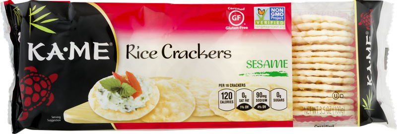 KA-ME Rice Crackers Sesame