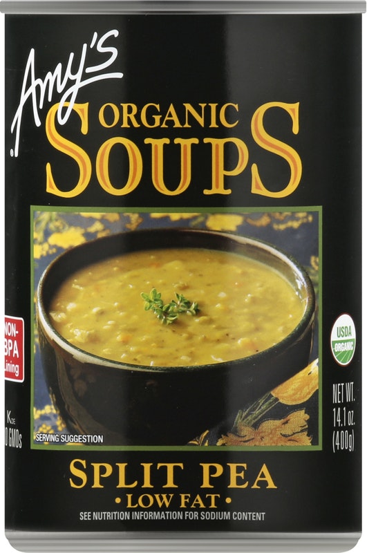 Amys Low Fat Organic Split Pea Soups