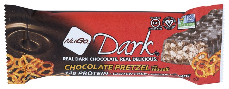 NuGo Dark Protein Bar Chocolate Pretzel Organic