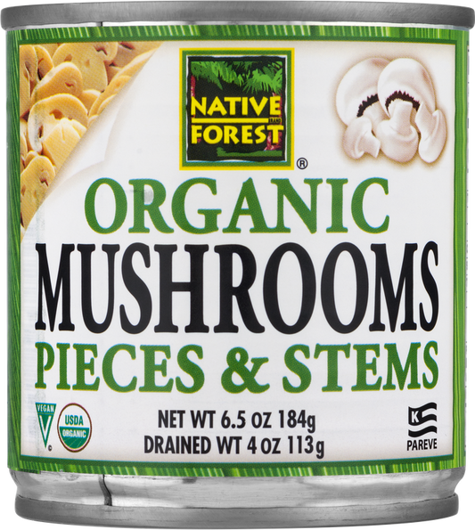 Native Forest Organic Mushrooms Pieces & Stems