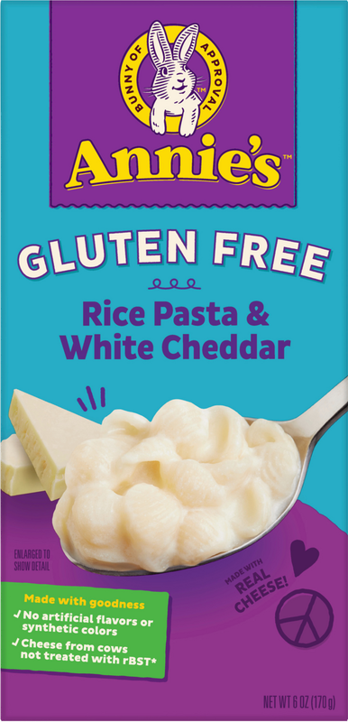 Annie's Gluten Free Rice Pasta & White Cheddar