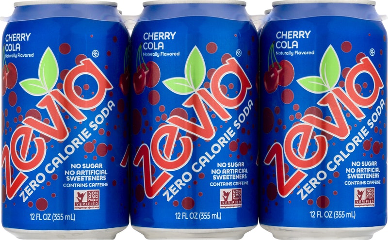 Zevia Zero Calorie Cherry Cola Soda 6 ea