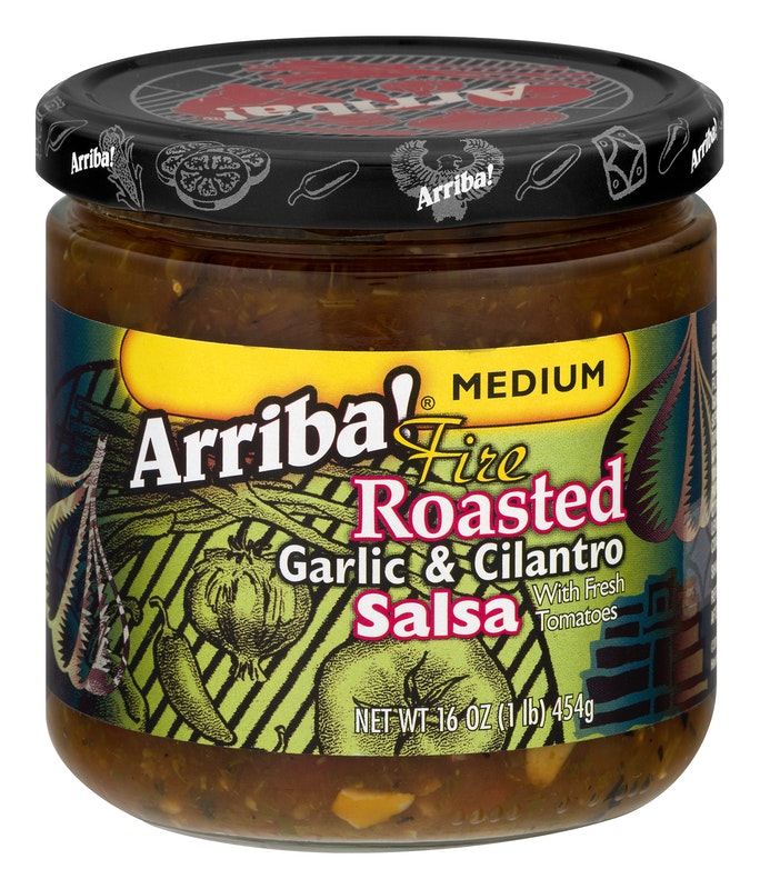 Arriba! Salsa Fire Roasted Garlic & Cilantro Medium