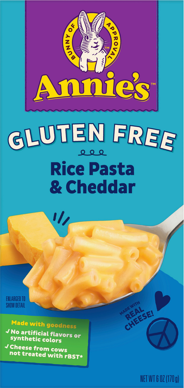 Annies Gluten Free Rice Pasta & Classic Cheddar