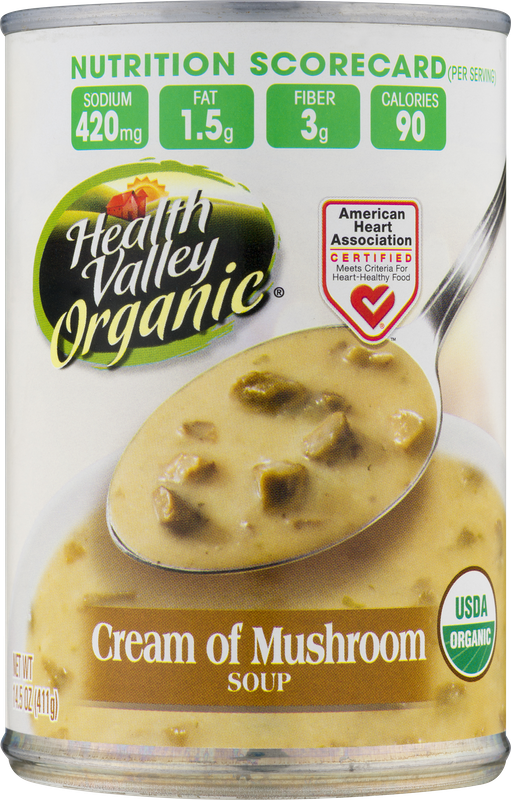 Health Valley Organic Cream of Mushroom Soup