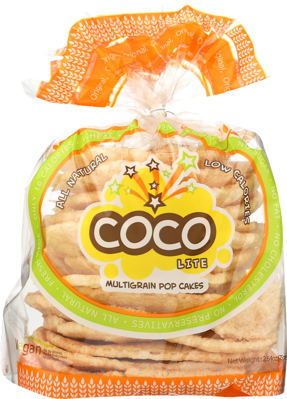 CoCo Lite Multigrain Pop Cakes