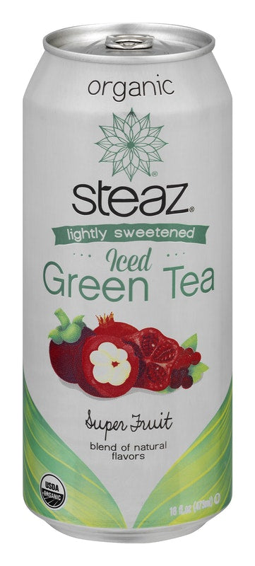 Steaz Organic Iced Green Tea Lightly Sweetened