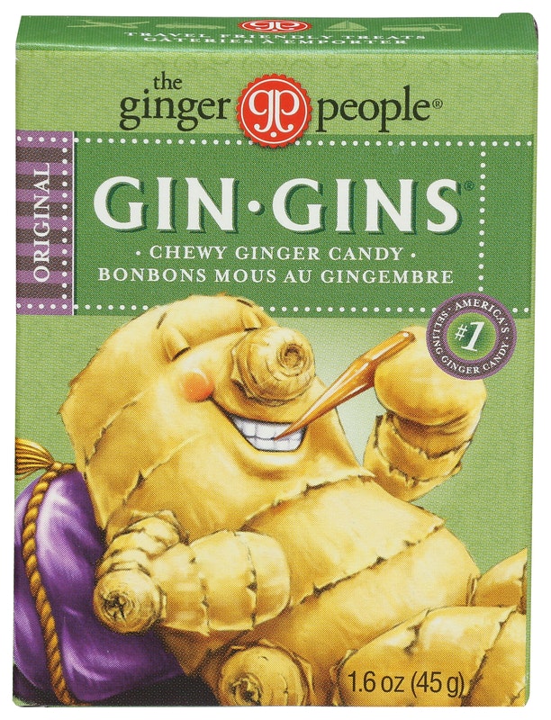 The Ginger People Gin Gins Original Chewy Ginger Candy Travel Pack