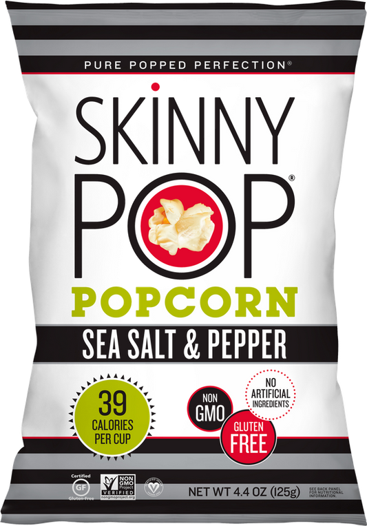 SkinnyPop Sea Salt & Pepper Popcorn