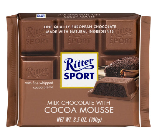 Ritter Sport Milk Chocolate with Cocoa Mousse