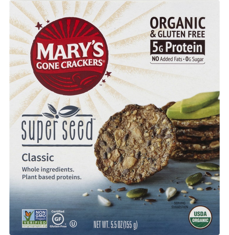 Mary's Gone Crackers Crackers, Classic, Super Seed