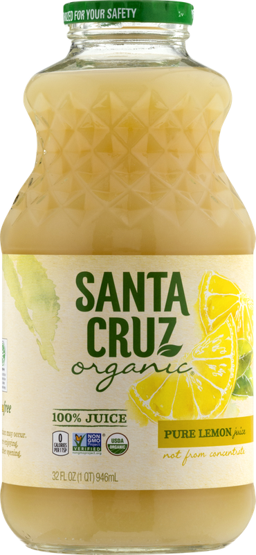 Santa Cruz Natural 100% PURE LEMON JUICE, LEMON