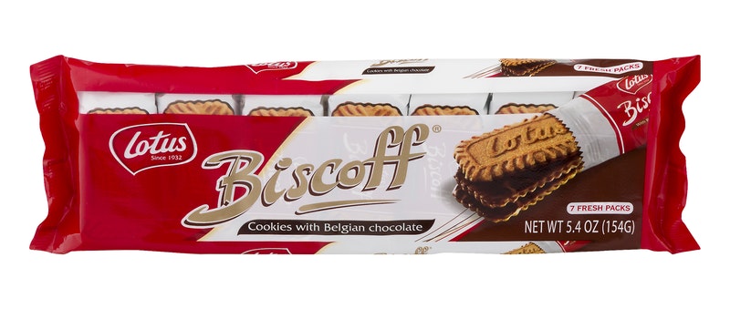 Lotus Biscoff Cookies With Belgian Chocolate