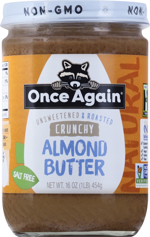 Once Again Crunchy Unsweetened & Roasted Almond Butter
