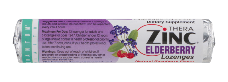 Thera Zinc Elderberry Lozenges