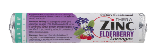 Thera Zinc Elderberry Lozenges