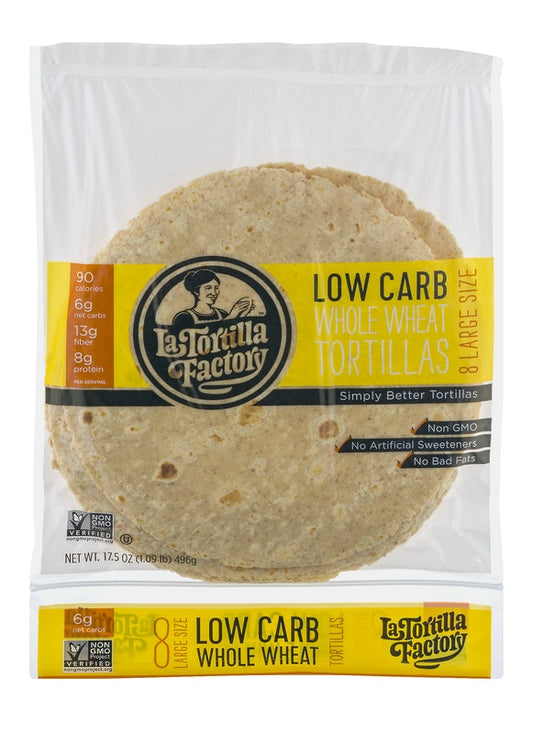 La Tortilla Factory Low Carb Whole Wheat Tortillas