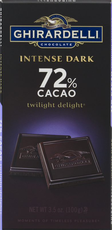 Ghirardelli Chocolate Intense Dark 72% Cacao Twilight Delight Bar