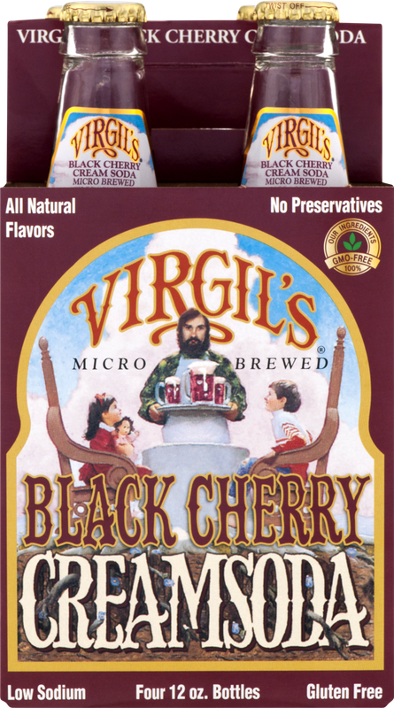 Virgil's Micro Brewed Black Cherry Cream Soda