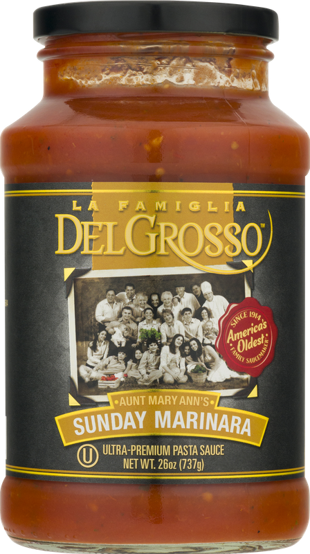 Del Grosso Ultra-Premium Pasta Sauce Aunt Mary Ann's Sunday Marinara