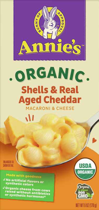 Annie's Organic Shells & Real Aged Cheddar Macaroni & Cheese