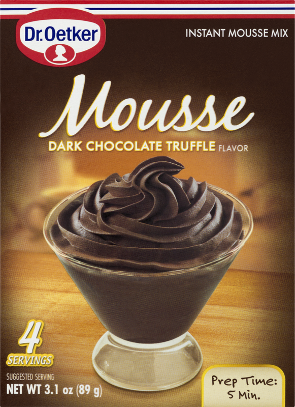 Dr. Oetker Mousse Instant Mousse Mix Dark Chocolate Truffle