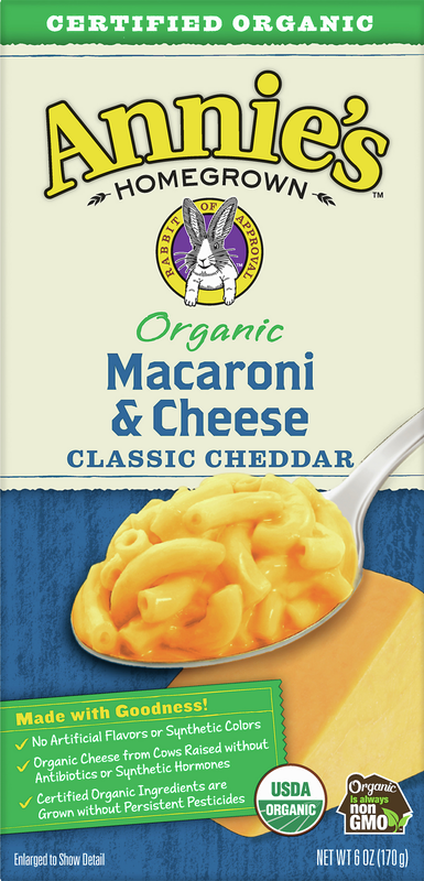 Annie's Organic Classic Cheddar Macaroni & Cheese