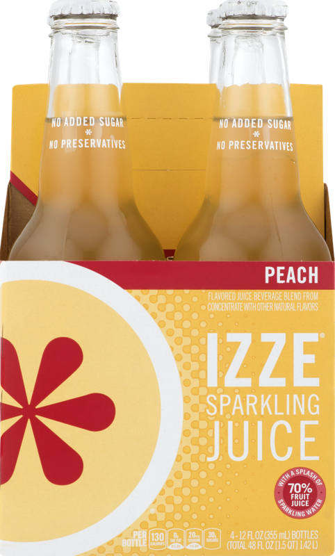 Izze Sparkling Juice Peach