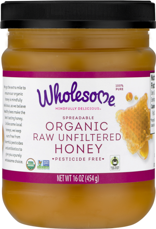 Wholesome Organic Honey Raw Unfiltered