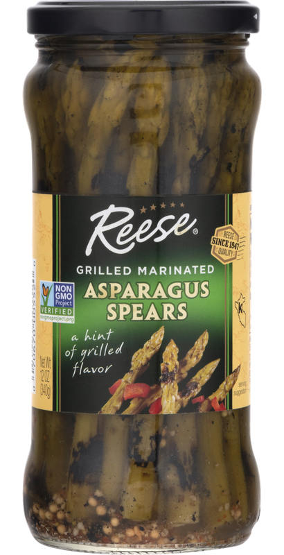 Reese Asparagus Spears, Grilled Marinated
