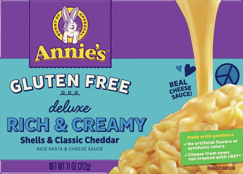 Annies Deluxe Rich & Creamy Gluten Free Shells & Cheddar
