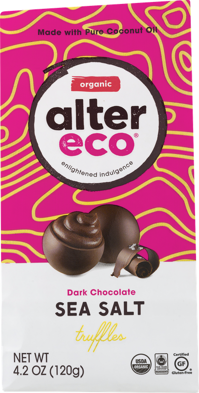 Alter Eco Organic Enlightened Indulgence Truffles Dark Chocolate S