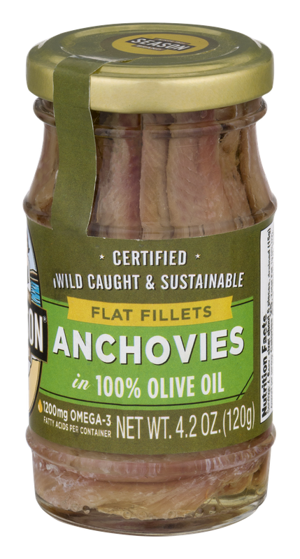 Season Anchovies in 100% Olive Oil