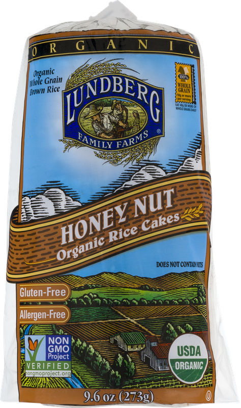 Lundberg Organic Rice Cakes Honey Nut